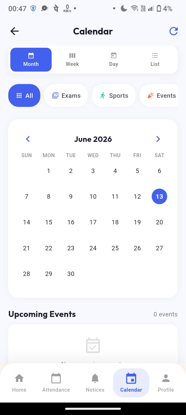 Academic Calendar