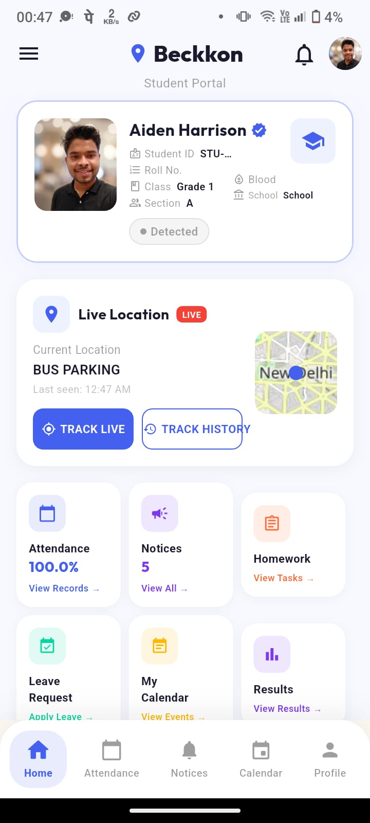 Student Portal Home