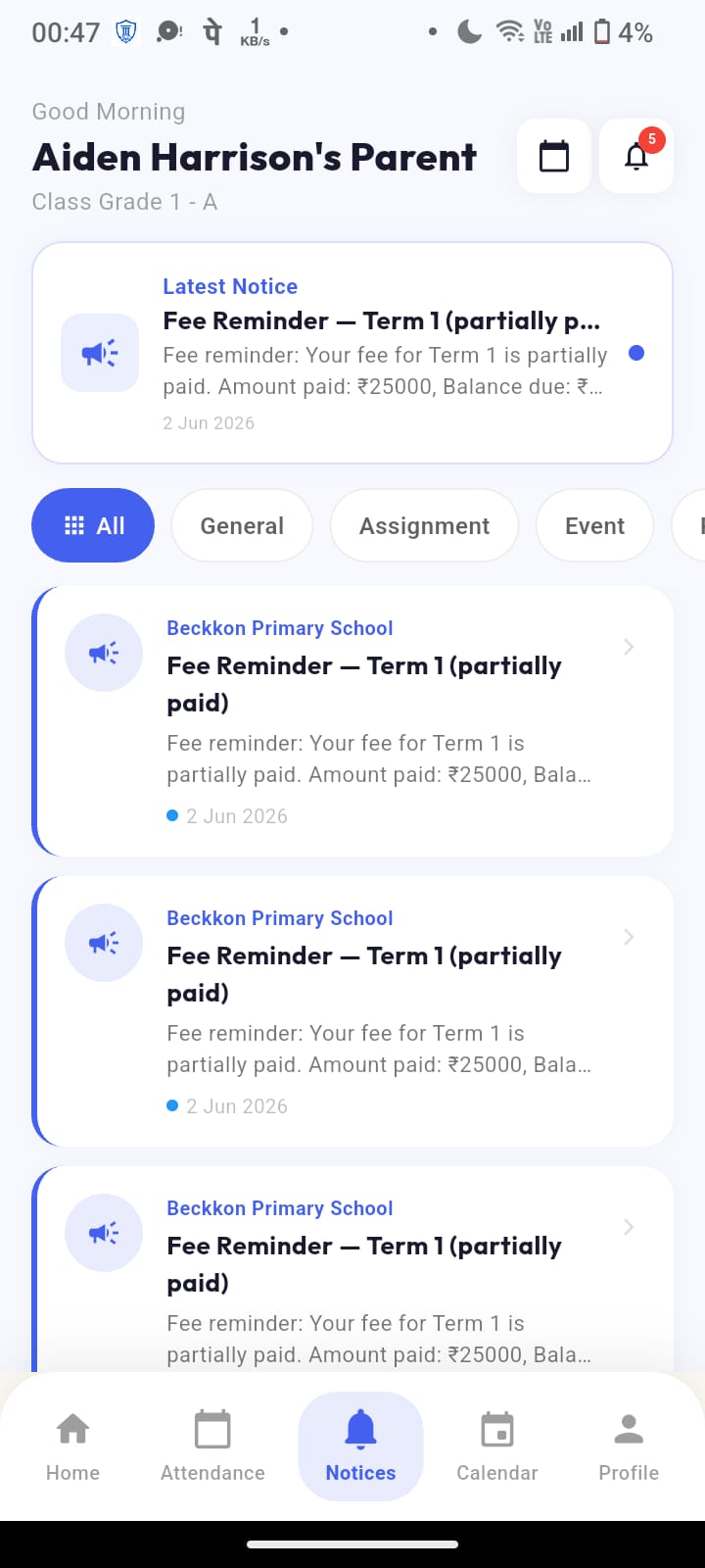Notices & Announcements