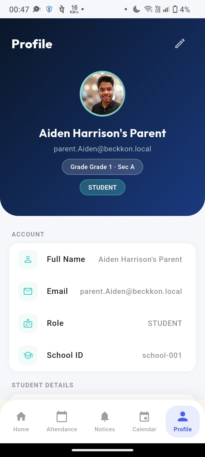 Profile & Account